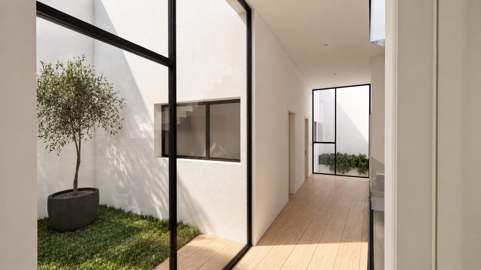 Conde de la Vega, rehabilitación de edificio residencial en Telde, infografía del proyecto