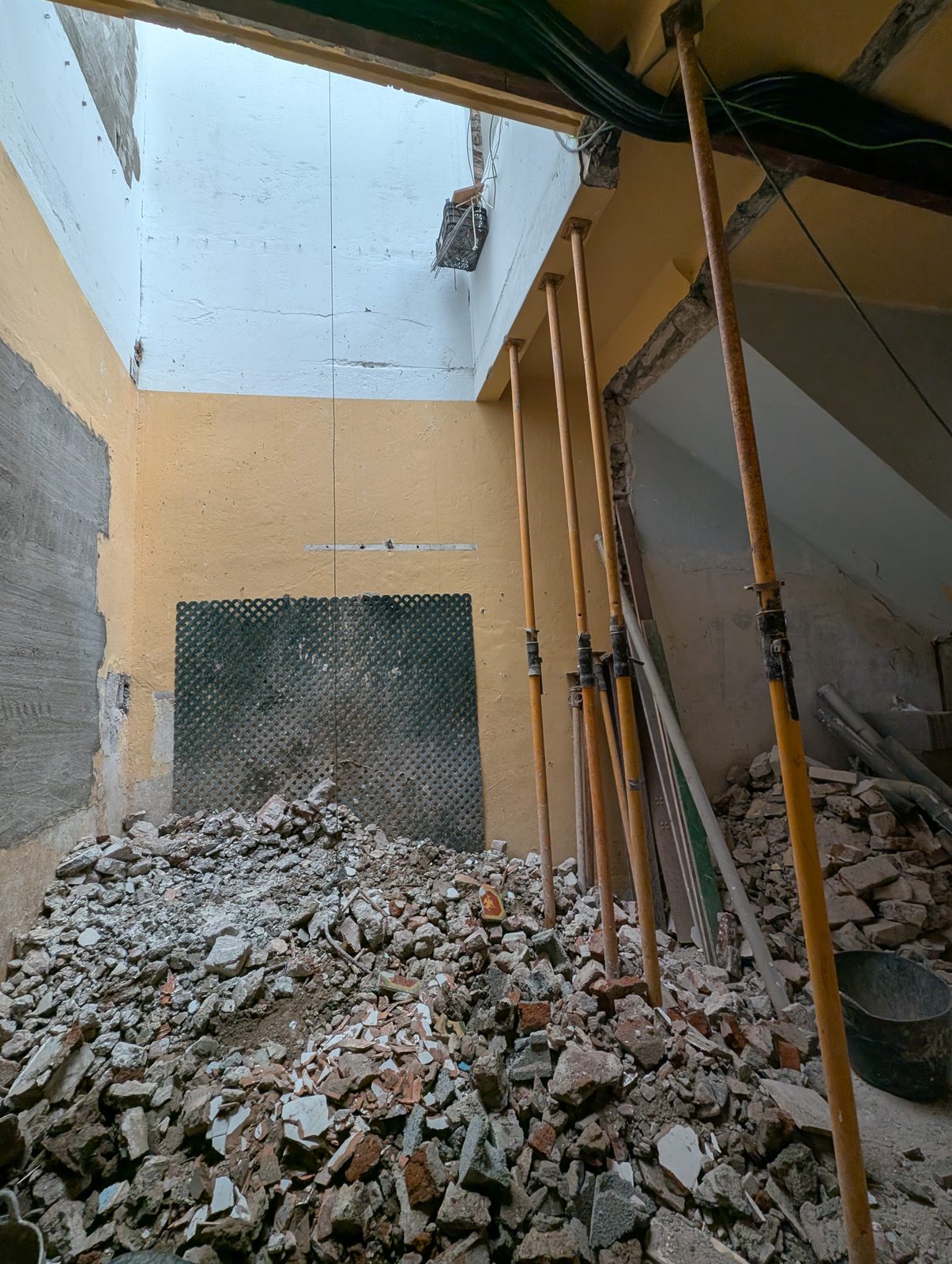Conde de la Vega, rehabilitación de edificio residencial en Telde, la obra