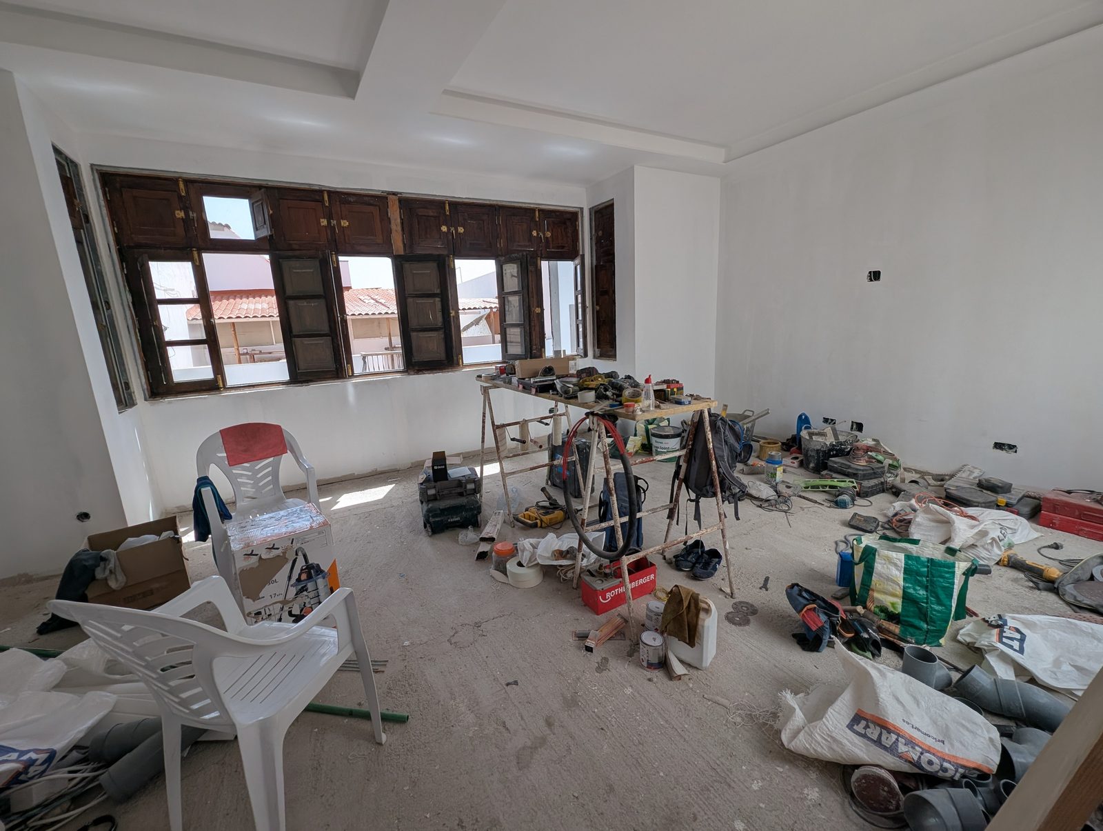 Conde de la Vega, rehabilitación de edificio residencial en Telde, la obra
